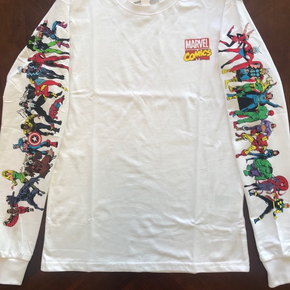 MARVEL SuperHeros Long Sleeve T-shirts XS,S,M,L,XL - Picture 2 of 5